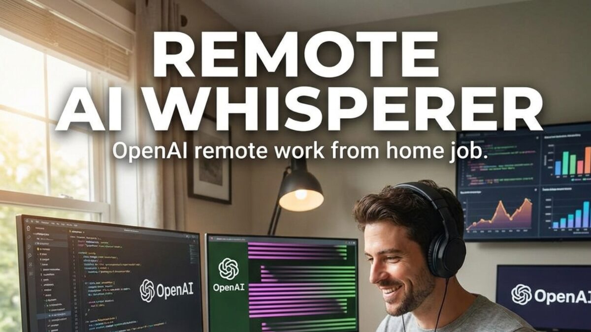 OpenAI remote AI Whisperer hiring announcement