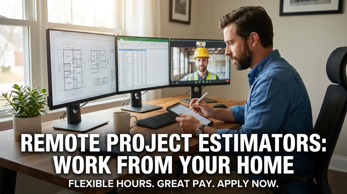 Remote construction union estimator hiring